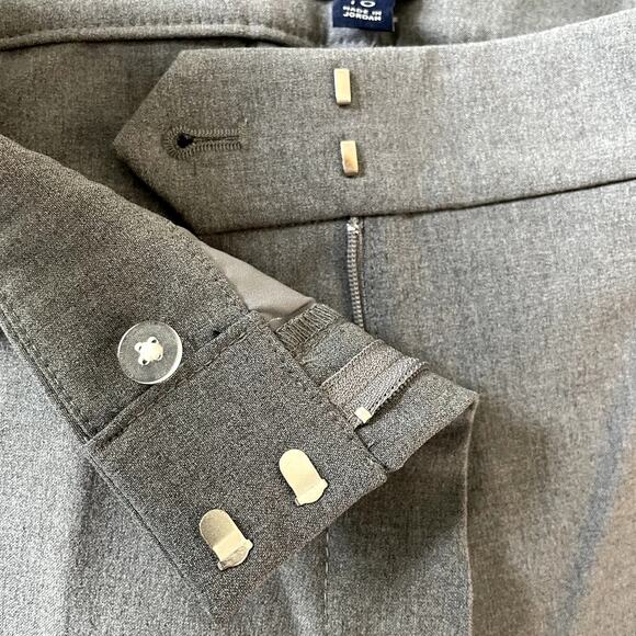 J.Crew Factory Slim Fit Full Length Trouser Pant Office CB286 Heathered Grey 10 - Picture 11 of 14